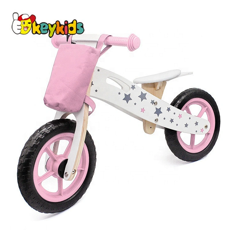 Top Sale Girls Pink Wooden Baby Balance Bike For Wholesale W16C194B