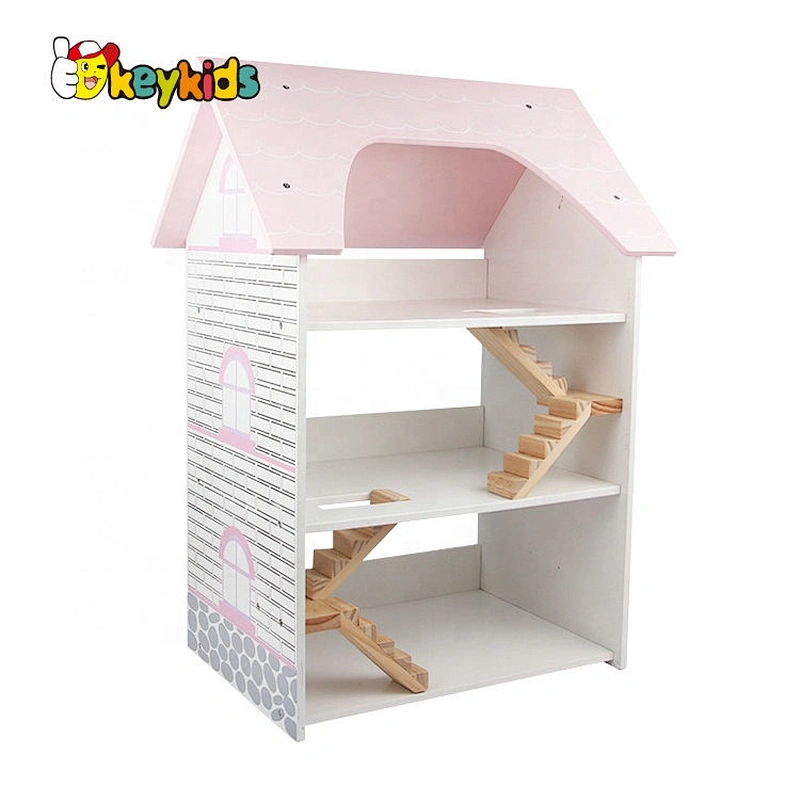 New released children wooden miniature room kits for pretend play W06A388