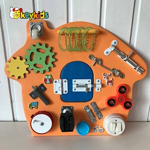 Rocket Busy Board 2021 Educational Wooden for Preschool W12D256 Funny Toys,other Educational Toys 29*43 Cm Colorful Eco-friendly