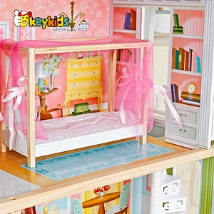 New Hottest Girls Play Wooden Big Barbie Doll Dream House Set For Wholesale W06A418