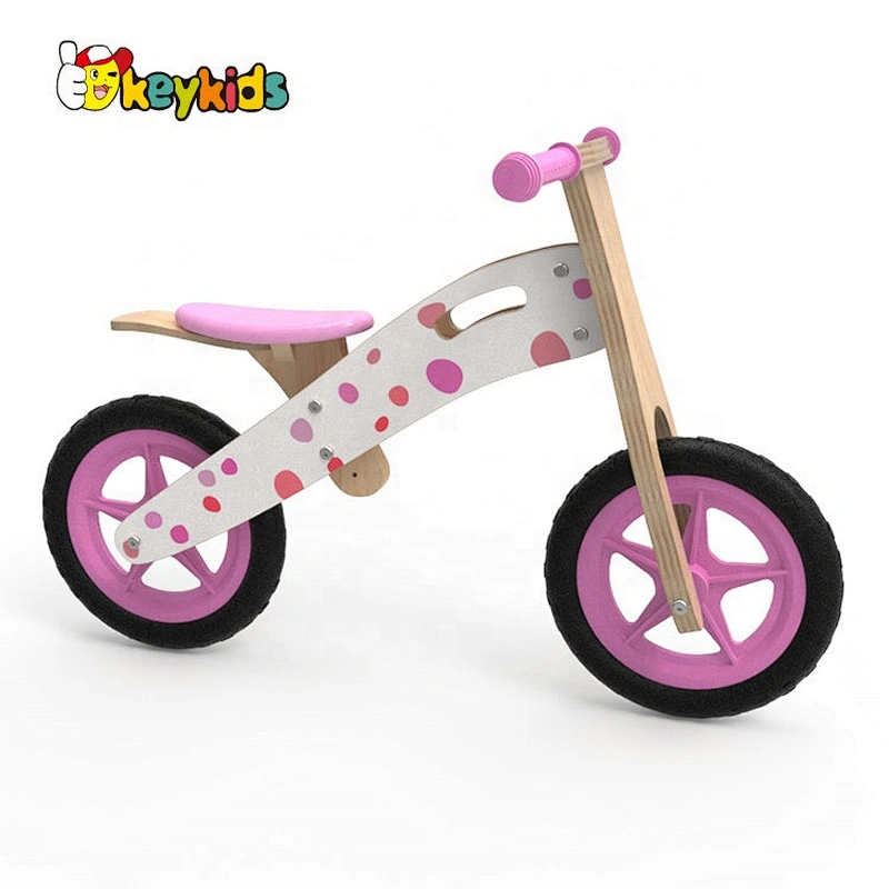 Customize mini pink wooden bicycle frame for girls W16C309H
