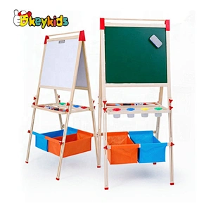 New Hottest Educational Wooden Magnetic Drawing Easel With Accessories W12B125