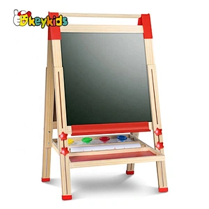 Most Popular Wooden Double Sided Magnetic Standing Drawing Board W12B196