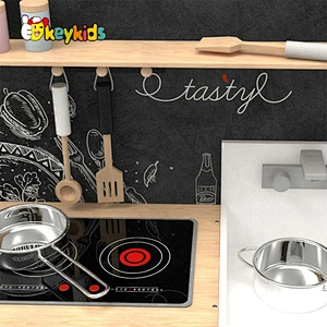 New released simulation play wooden kids toys kitchen set for children W10C547C