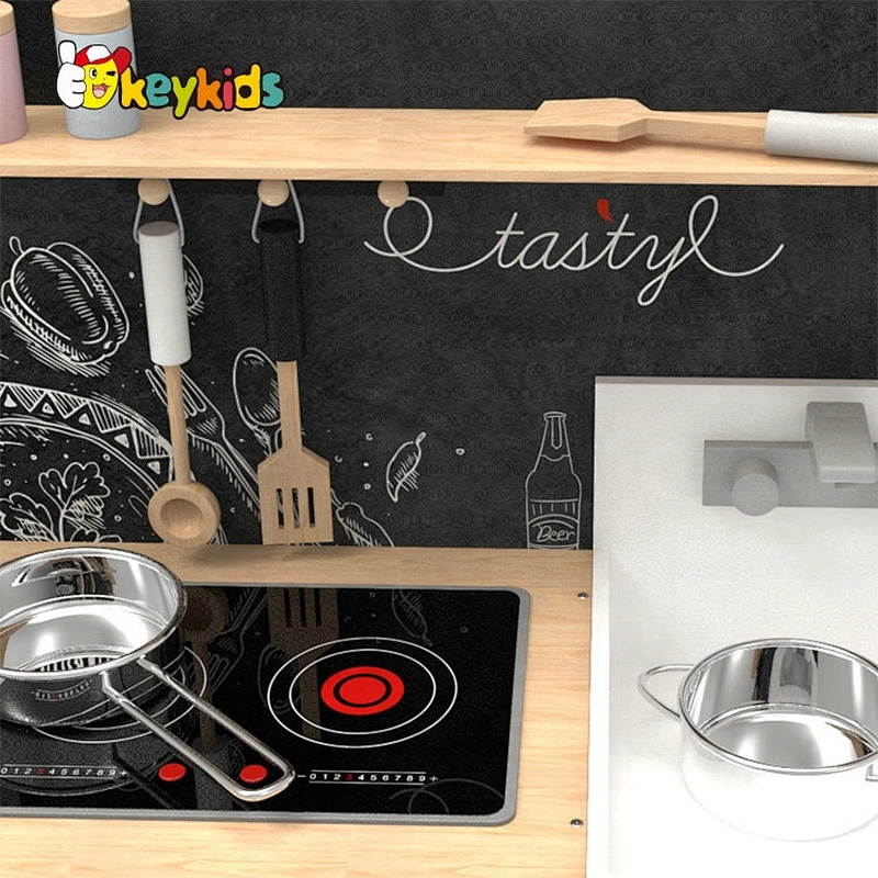 New released simulation play wooden kids toys kitchen set for children W10C547C