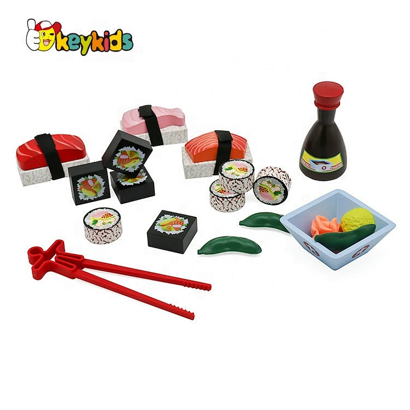 Wooden Play Kitchen Toys Sushi Toys For Kids Pretend Play W10B273