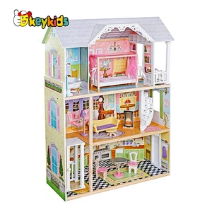 New Hottest Girls Play Wooden Big Barbie Doll Dream House Set For Wholesale W06A418