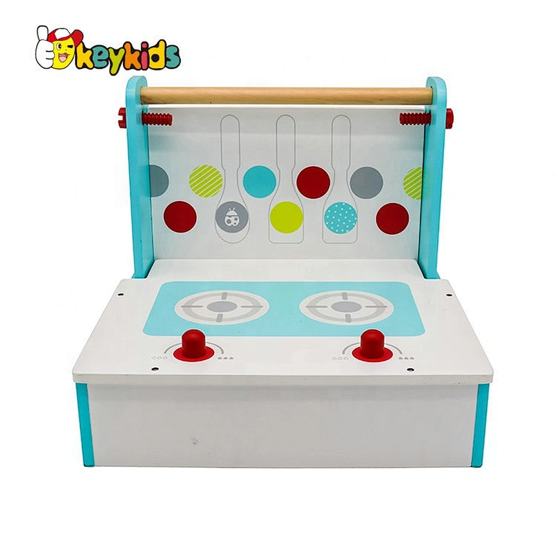 New hottest foldable tabletop wooden small toy kitchen for kids pretend W10C456