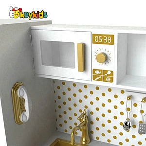 Customize large wooden kids toys kitchen set for sale W10C597C