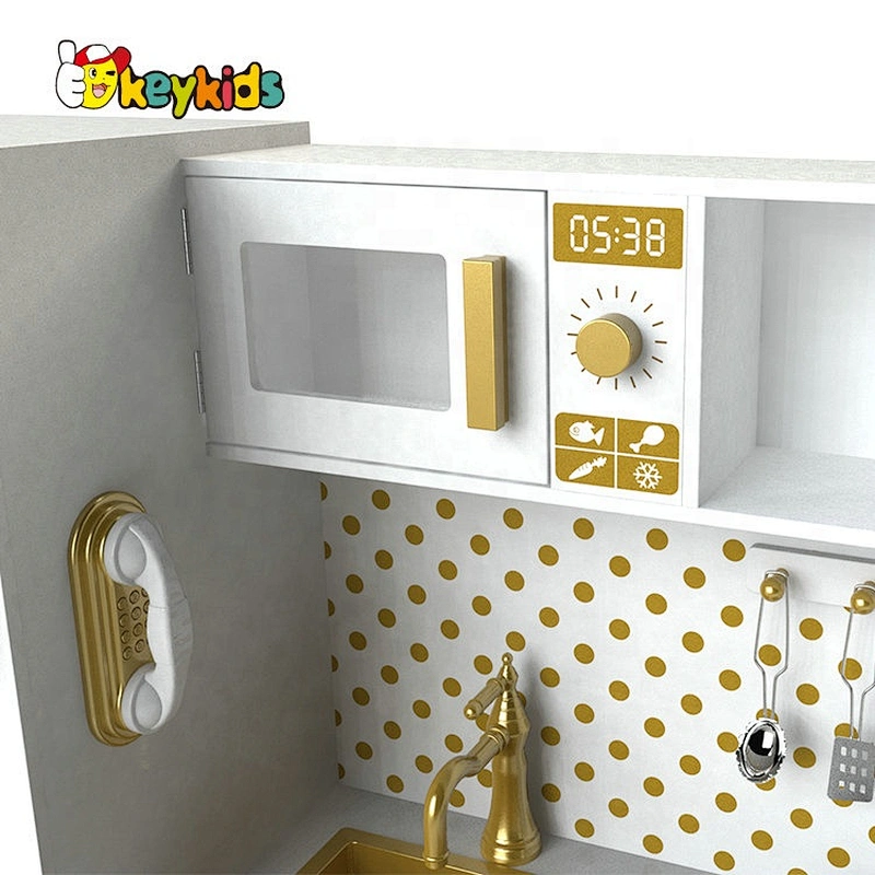 Customize large wooden kids toys kitchen set for sale W10C597C