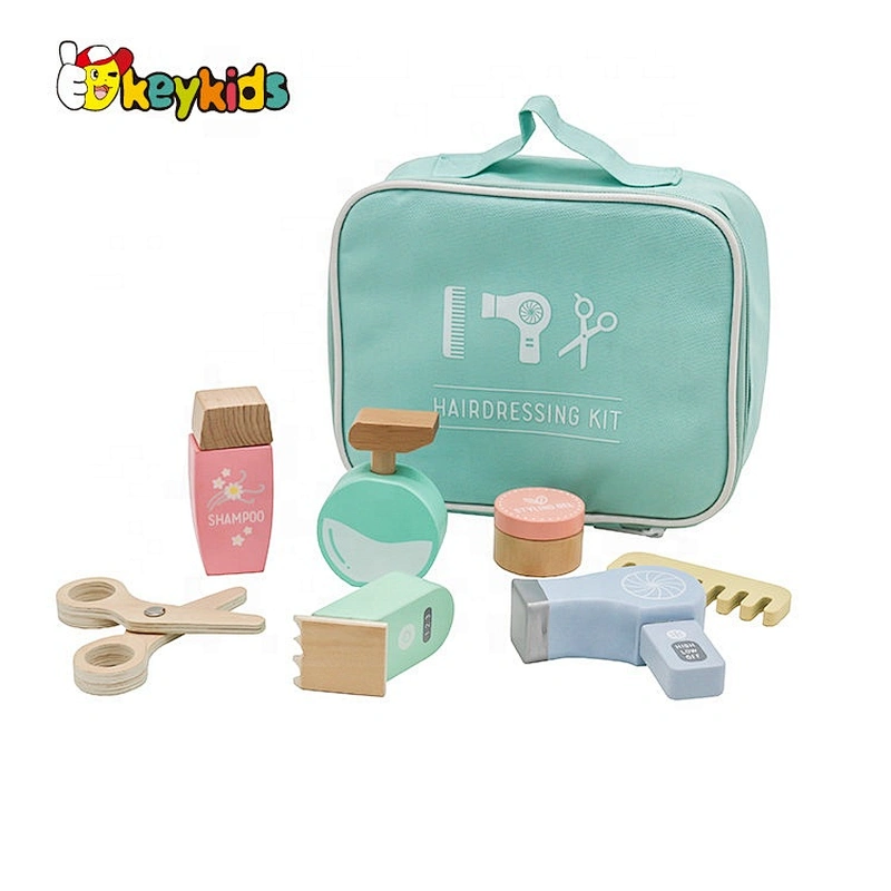 Wooden Tool Kit Toy Hairdresser Toy For Kids W10D295