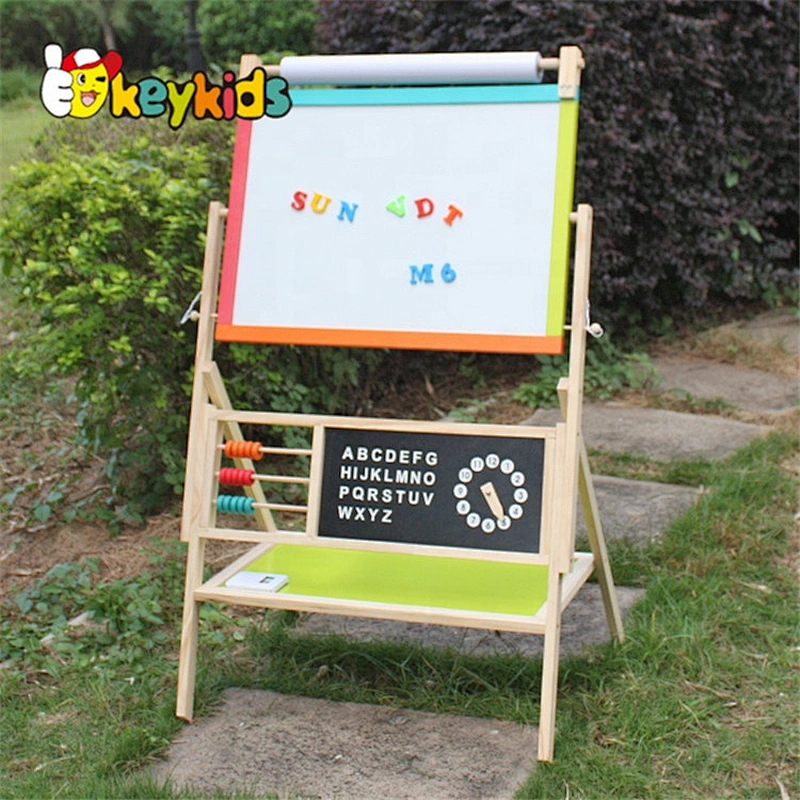 Drawing Easel Board Double-Sided Children Wooden Adjustable W12B103