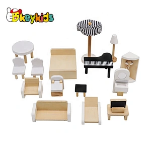 New Design Wooden Barbie Doll House Set For Sale W06A413