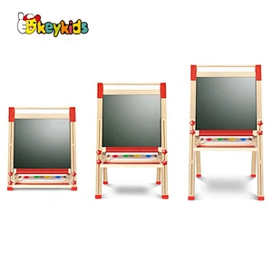 Most Popular Wooden Double Sided Magnetic Standing Drawing Board W12B196