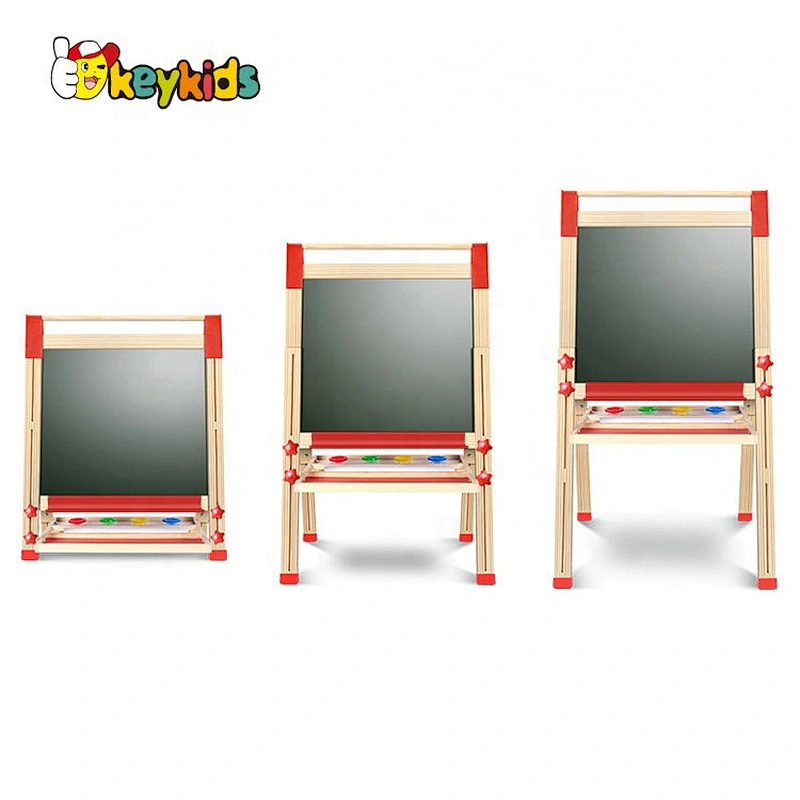 Most Popular Wooden Double Sided Magnetic Standing Drawing Board W12B196
