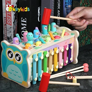 New released baby educational wooden toys for 6 month old W11G083