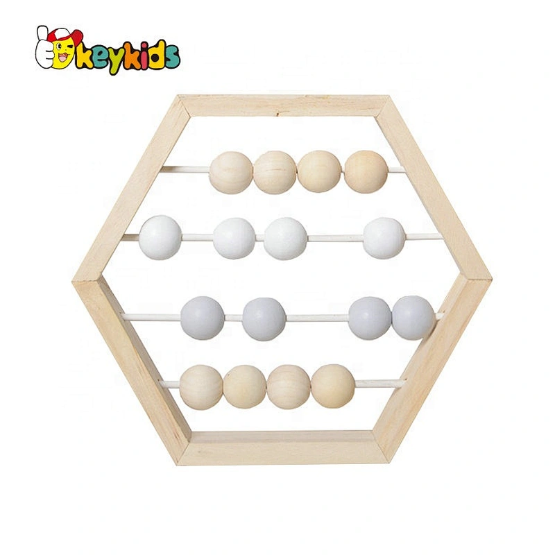 Best design educational wooden abacus toy for kids W12A038