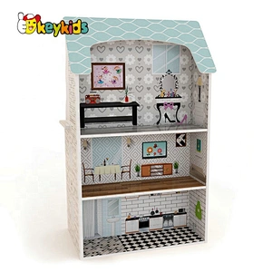 New fashion combination 2 in 1 wooden dollhouse kitchen set for children W06A371C