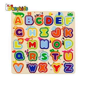 Top Sale Educational Animal Puzzle Wooden For Children W14B111