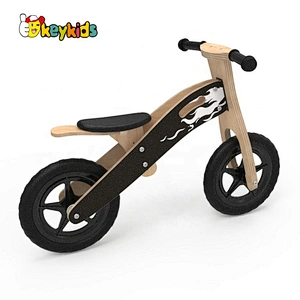 New design mini black wooden tricycle for boys W16C309F