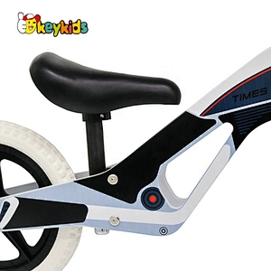 New released mini wooden black balance bike for kids W16C294