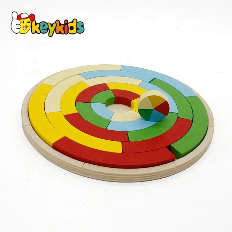 Best Sale Wooden Learning Blocks Puzzle Game For Wholesale W13A046
