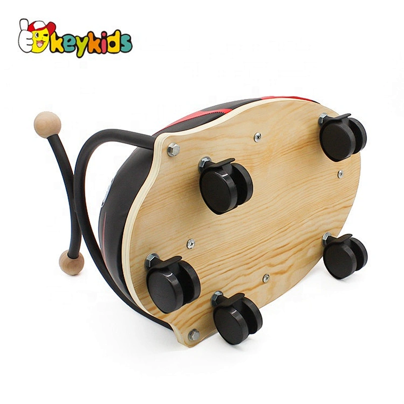 Top sale preschool wooden baby walker for wholesale W16A007