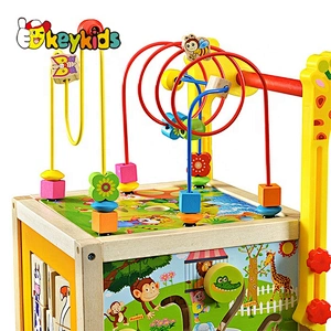 On sale educational wooden push walker for baby W16E055