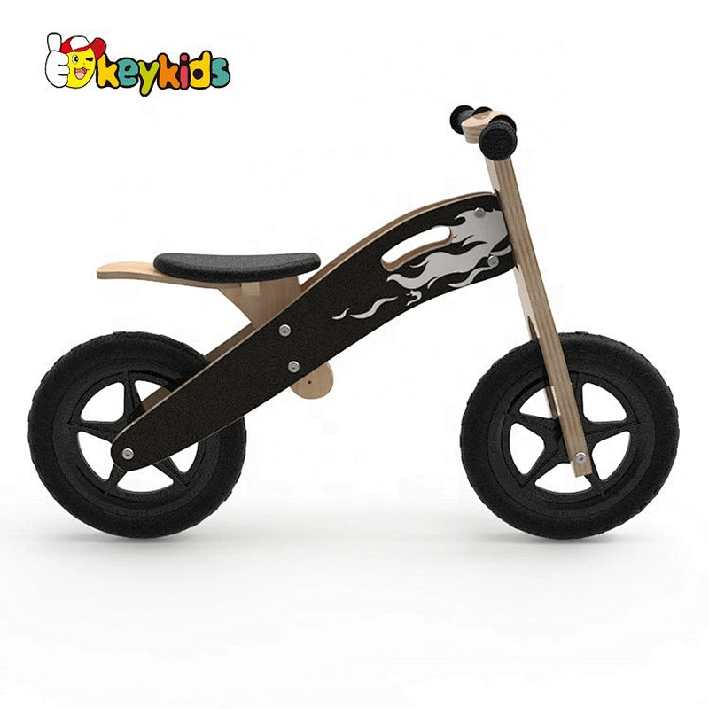 New design mini black wooden tricycle for boys W16C309F