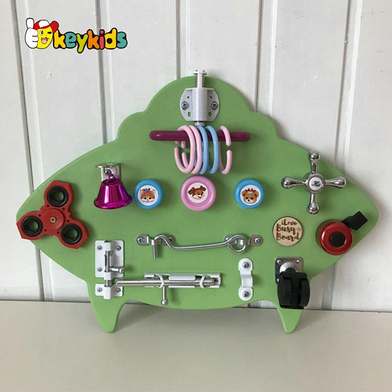 Rocket Busy Board 2021 Educational Wooden for Preschool W12D256 Funny Toys,other Educational Toys 29*43 Cm Colorful Eco-friendly