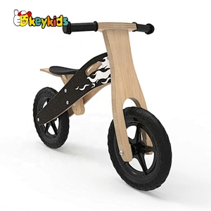 New design mini black wooden tricycle for boys W16C309F
