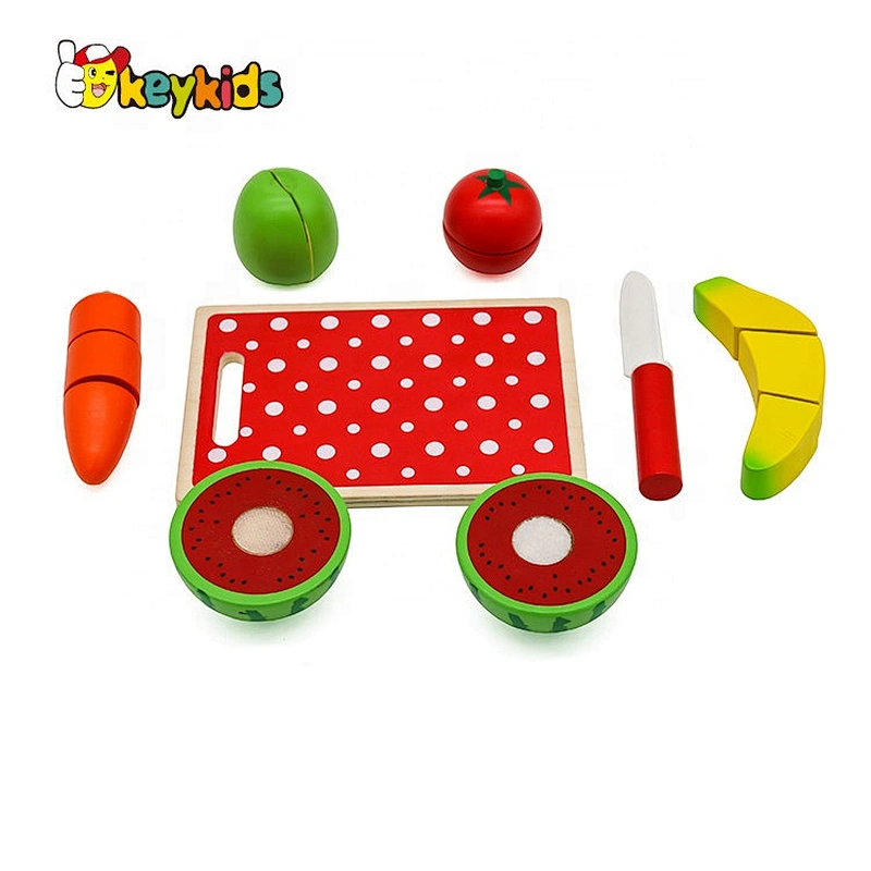 Most Popular Cutting Fruit Wooden Kitchen Toys For Kids W10B307