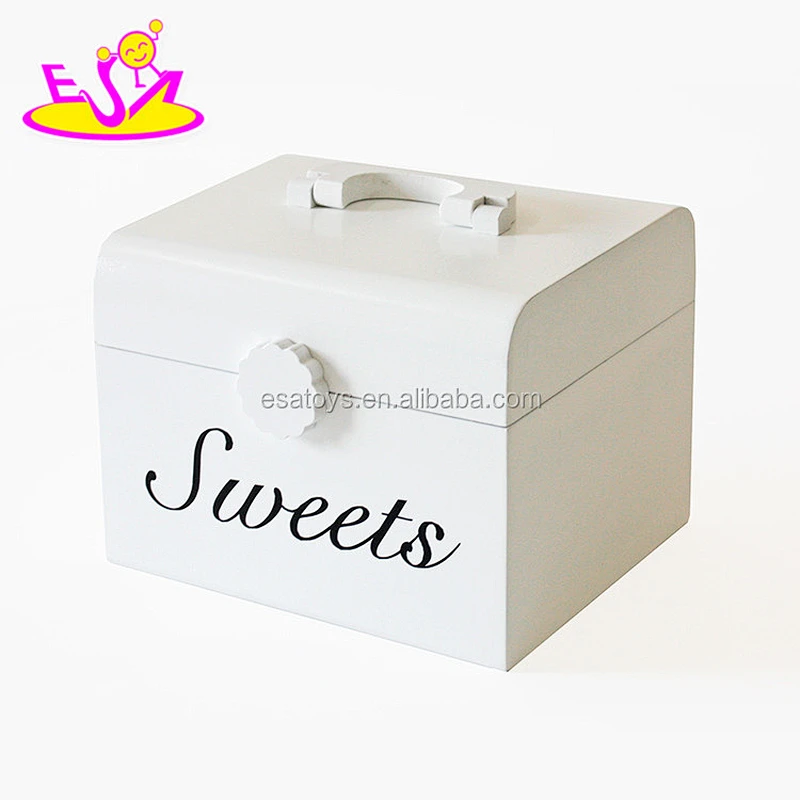 Wholesale children pretend play toys wooden toy birthday cake with food and box W10B195