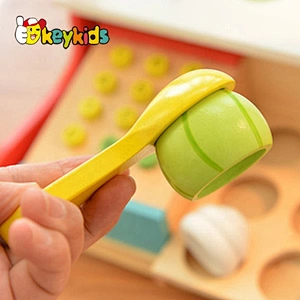 newest role play kids wooden ice cream shop toy W10A022
