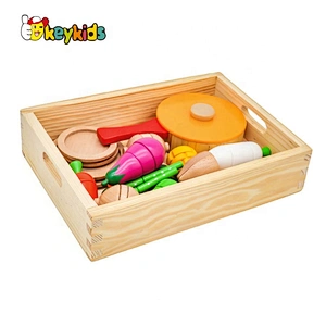 High quality kids wooden cutting vegetables toy,fashon children wooden cutting vegetables toy W10B140