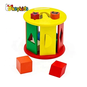 Creative multi-function shape sort wooden educational toys for toddlres W12D145