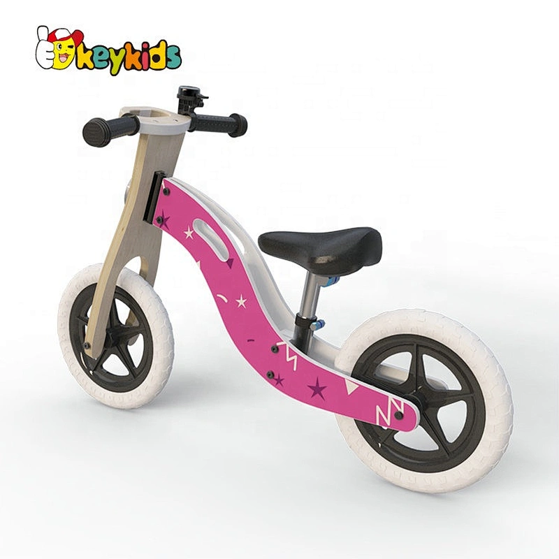 New design pink wooden mini balance bike for kids W16C292