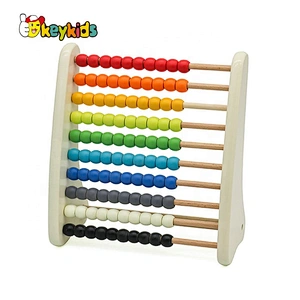 New design educational wooden counting abacus toy for children W12A045