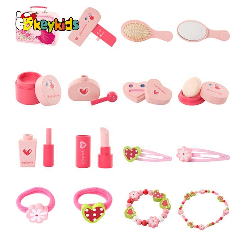 Customize simulation play wooden hair dryer toy for girls W10D270