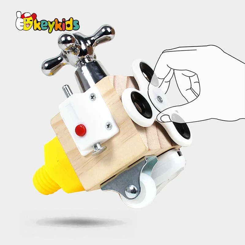 High quality wooden educational learning toys busy box for kids W12D297