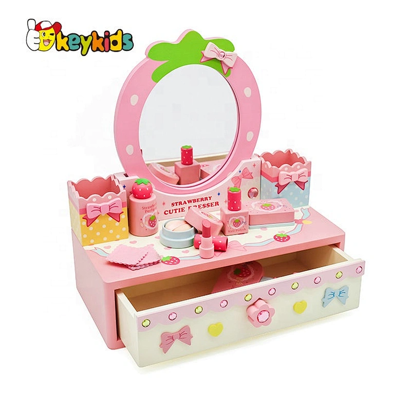 New arrival children wooden toy makeup set for pretend play W10D214