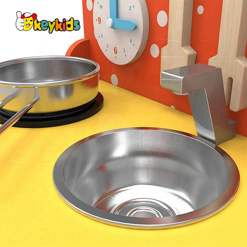 Original Design small wooden kids kitchen set for pretend play W10C426