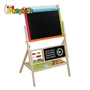 Drawing Easel Board Double-Sided Children Wooden Adjustable W12B103