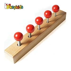 Top fashion teaching materials wooden montessori games for home W12F103