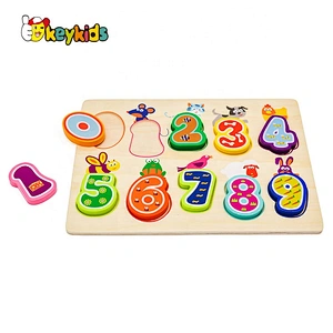 Top Sale Educational Animal Puzzle Wooden For Children W14B111