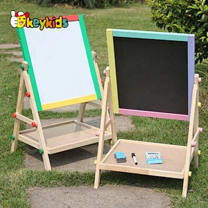 Stock educational toy wooden kids drawing board for wholesale W12B048A