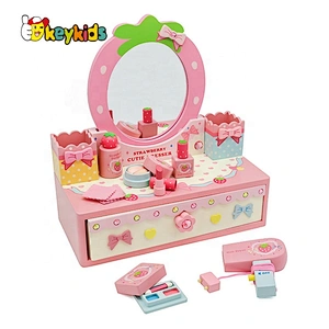 New arrival children wooden toy makeup set for pretend play W10D214