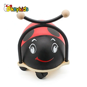 Top sale preschool wooden baby walker for wholesale W16A007