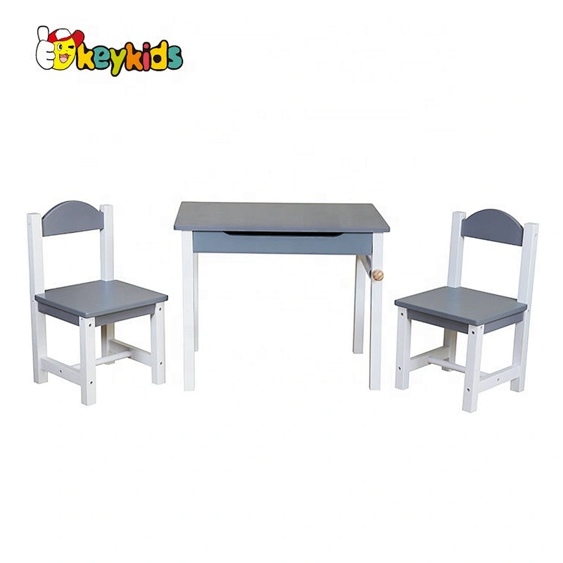 High Quality Wooden Kids Eating Table And Chairs W08G266B