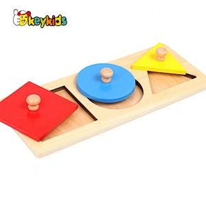 High Quality Montessori Learning Tools Wooden Puzzle For Toddlers W12F100